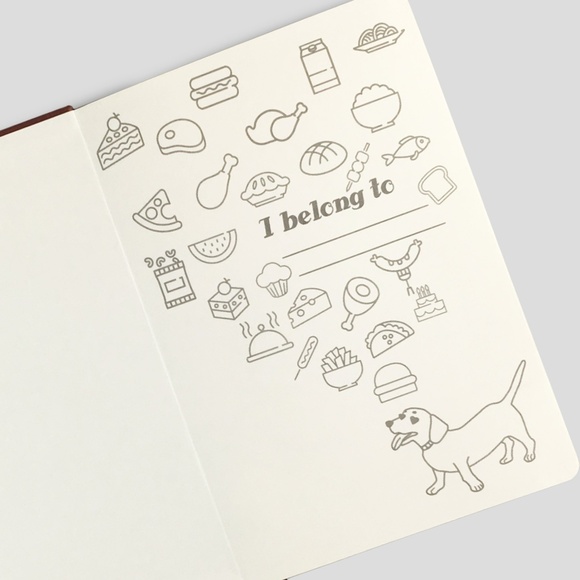 A5 PU LEATHER COVER DOT GRID DACHSHUND NOTEBOOK - Picture 3 of 7